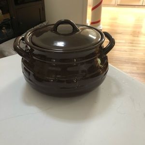 Longaberger Soup Tureen with 4 bowls Never Used